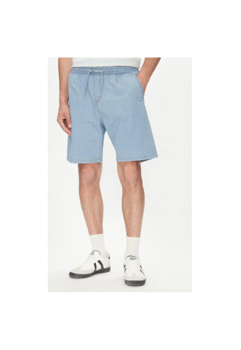 Pantaloni scurti din denim barbati Jack Jones - 12270251 - Bumbac - Albastru