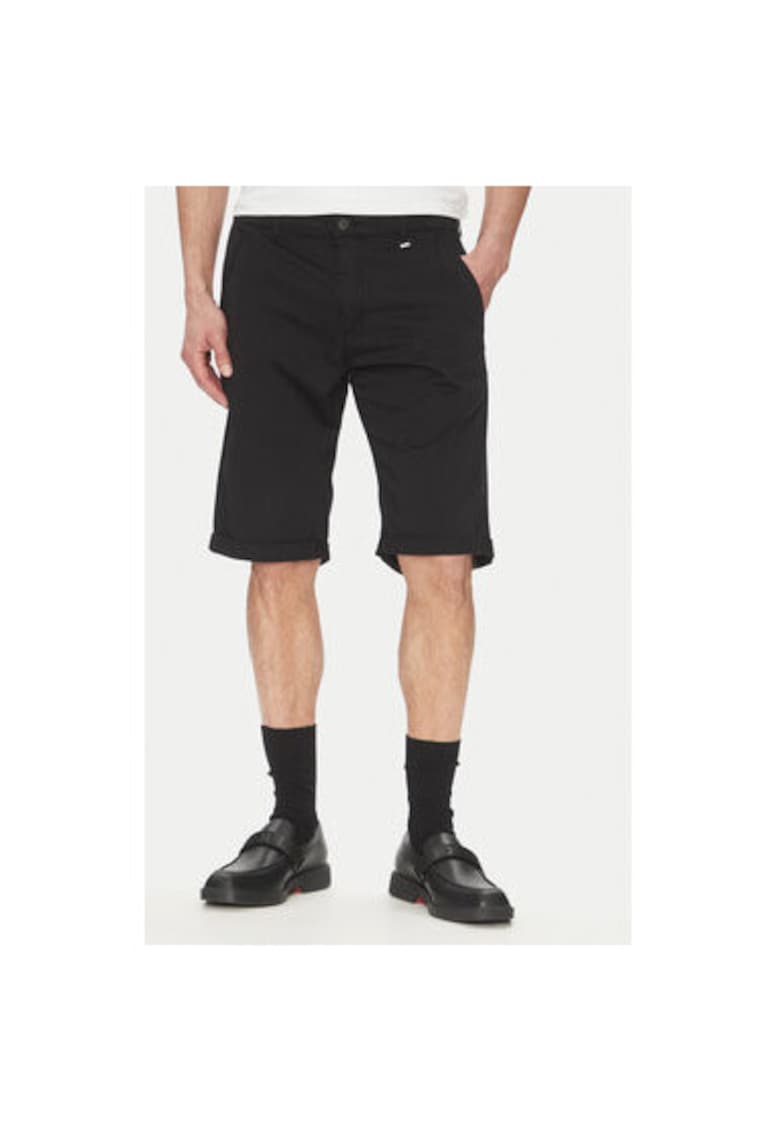 Pantaloni scurti barbati  265812 552829 - Bumbac/Elastan - Negru