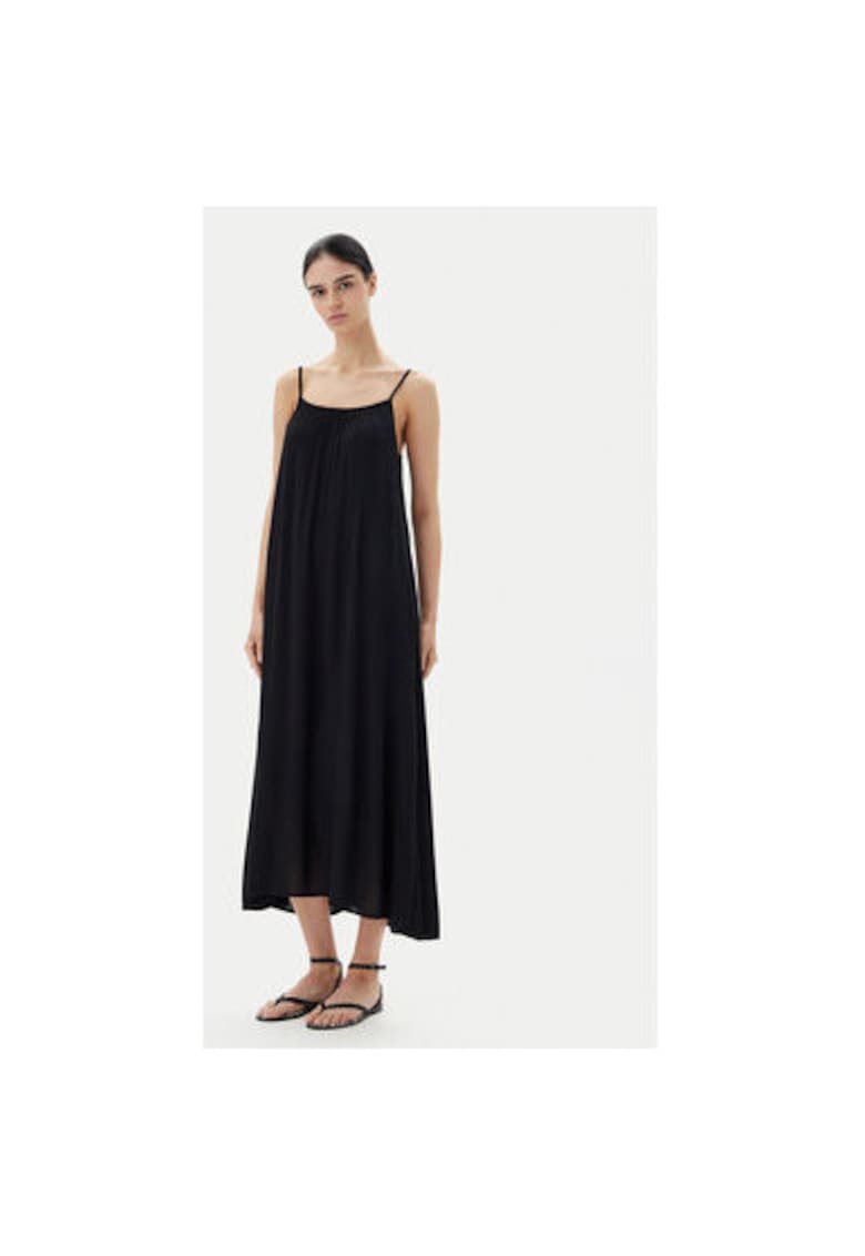 Rochie de vara dama 15344611 - Viscoza - Negru - Negru