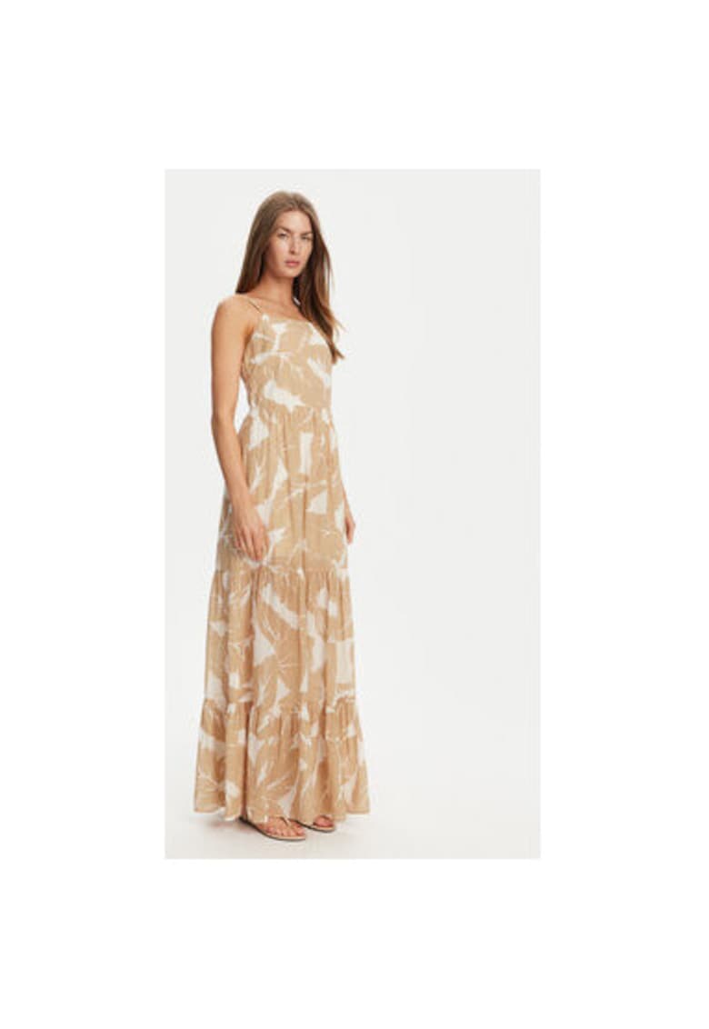 Rochie de vara dama 511FD15021 - Bumbac/Viscoza - Bej