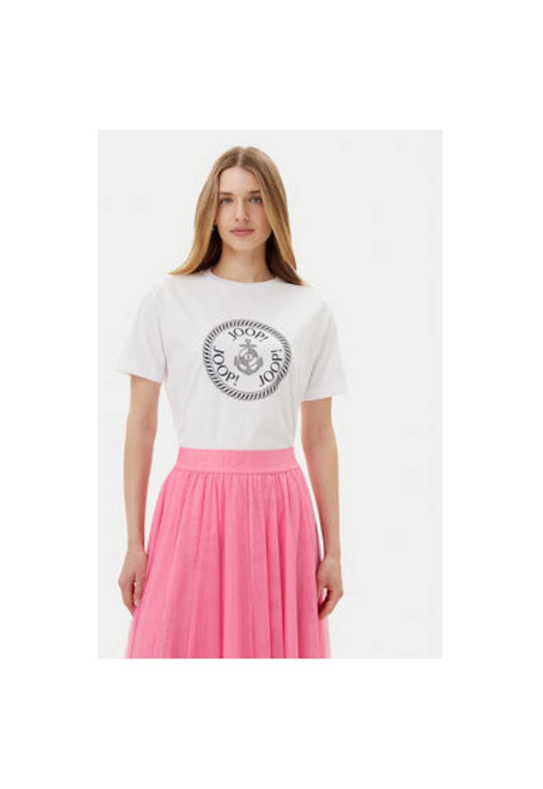 Tricou dama 10018228 30046219 - Bumbac - Alb - Alb