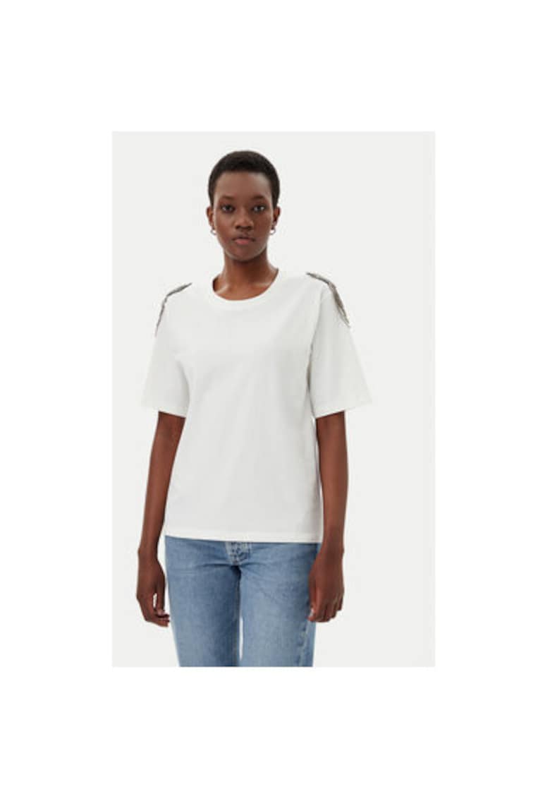 Tricou dama RD0015 - Bumbac - Alb - Alb