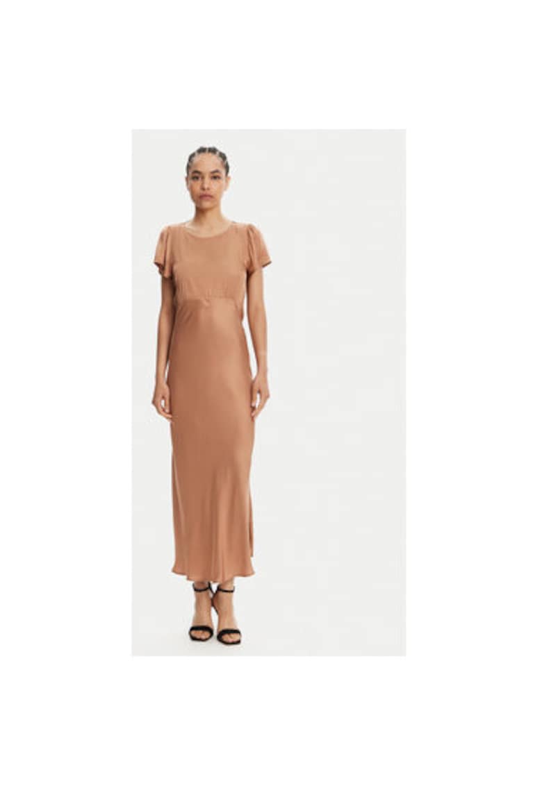 Rochie dama TD0767 - Viscoza - Maro