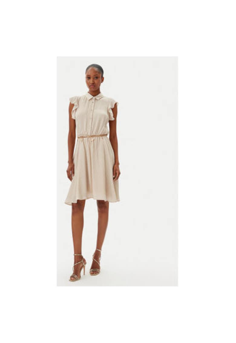 Rochie dama  FR25SD1011W774J7 - Viscoza - Bej