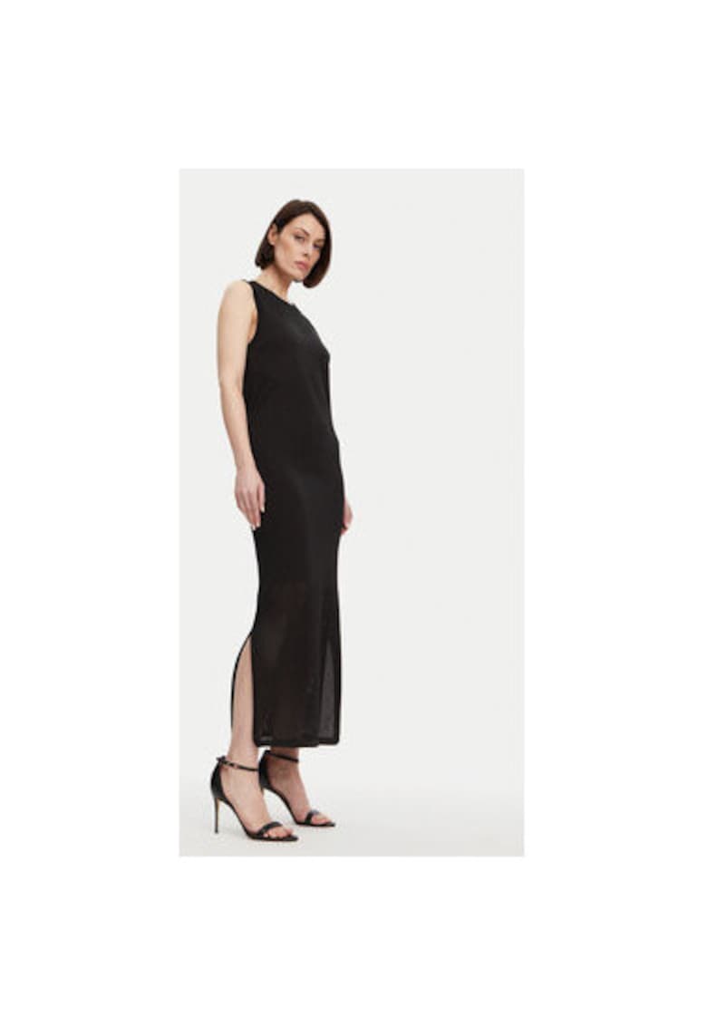 Fracomina Rochie dama FJ25SD5007K420Q7 - Viscoza/Nylon - Negru