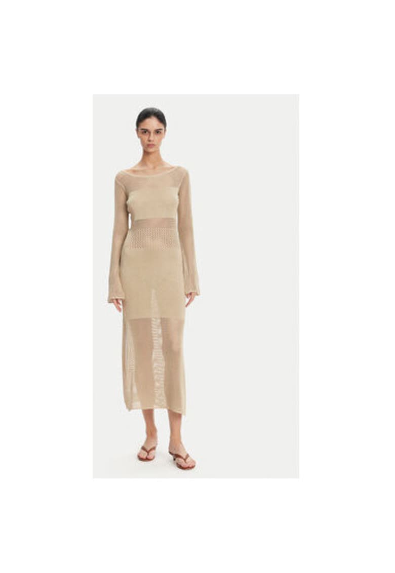 Rochie dama  FS25SD5004K514O7 - Viscoza/lurex - Bej