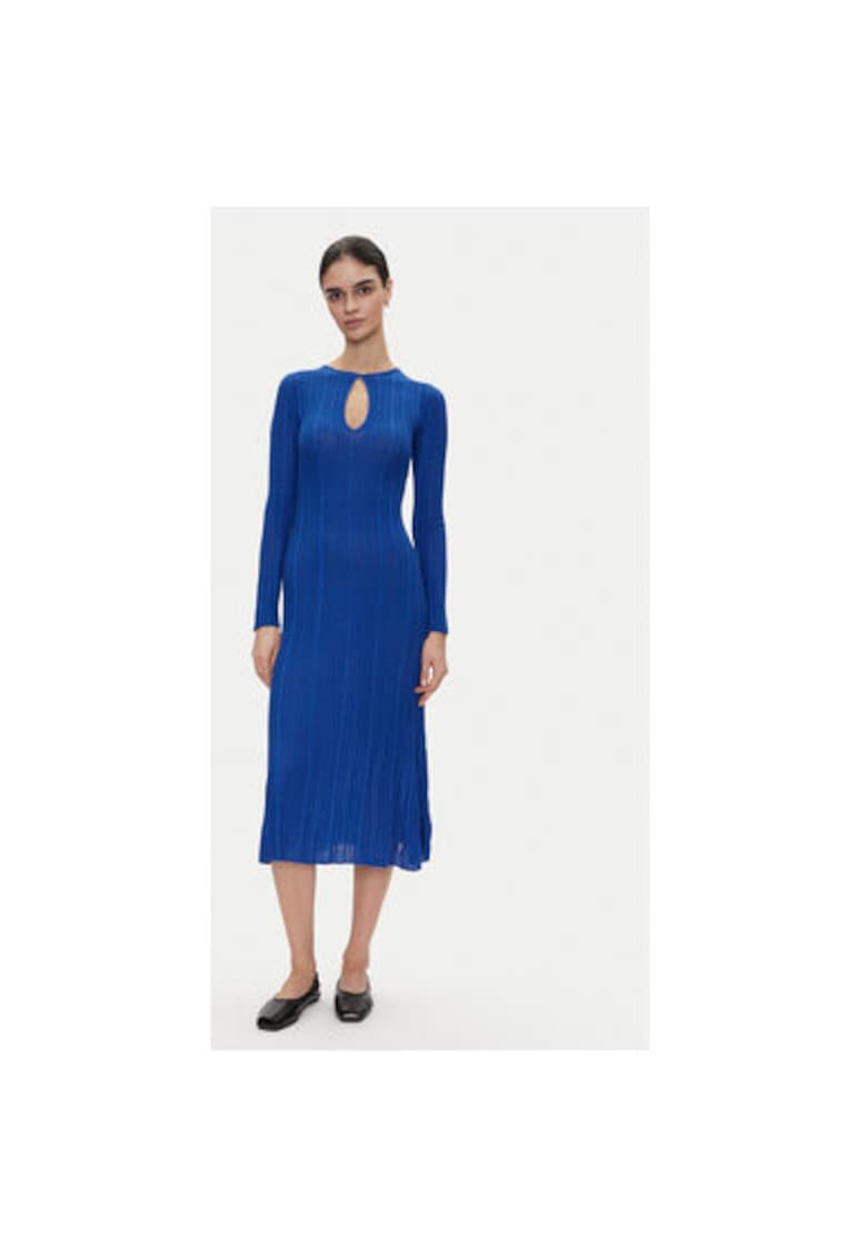 Rochie dama PL953642 - Poliester/Viscoza - Albastru - Albastru
