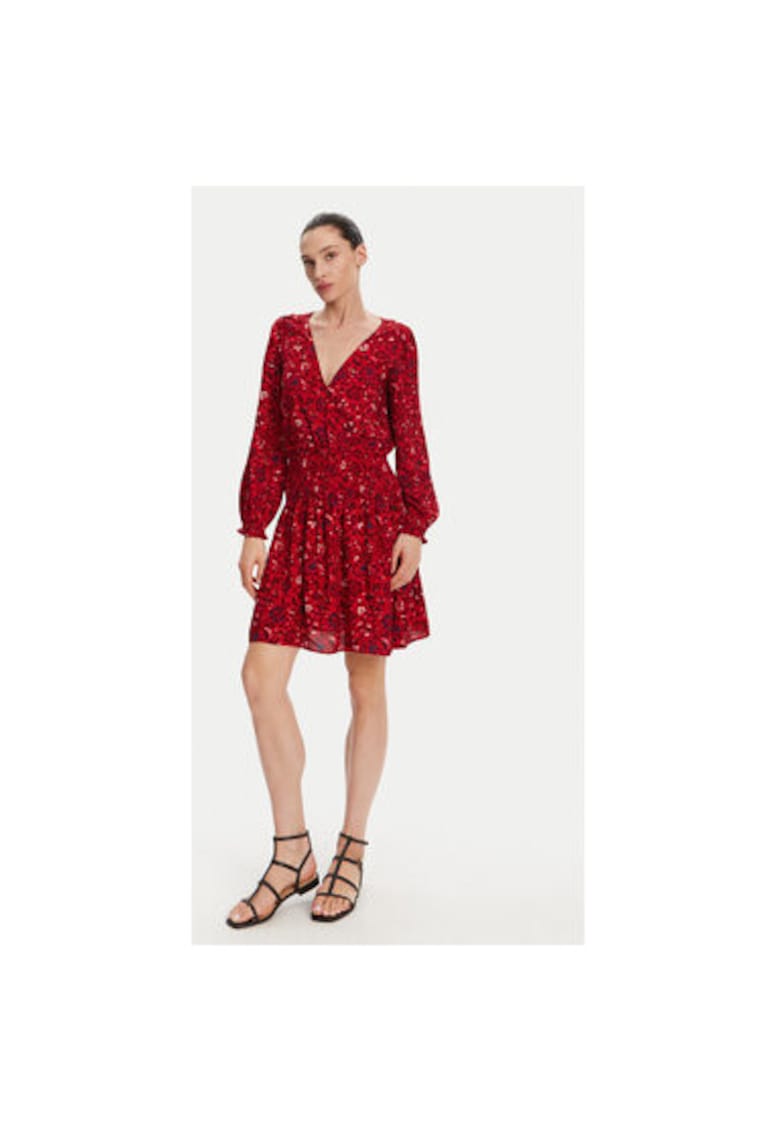 Rochie dama PL953669 - Viscoza - Rosu