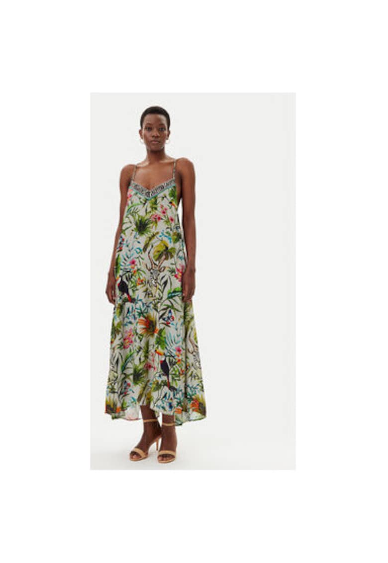 Rochie de vara dama LS2516037 - Viscoza - Verde Rochie de vara dama LS2516037 - Viscoza - Verde