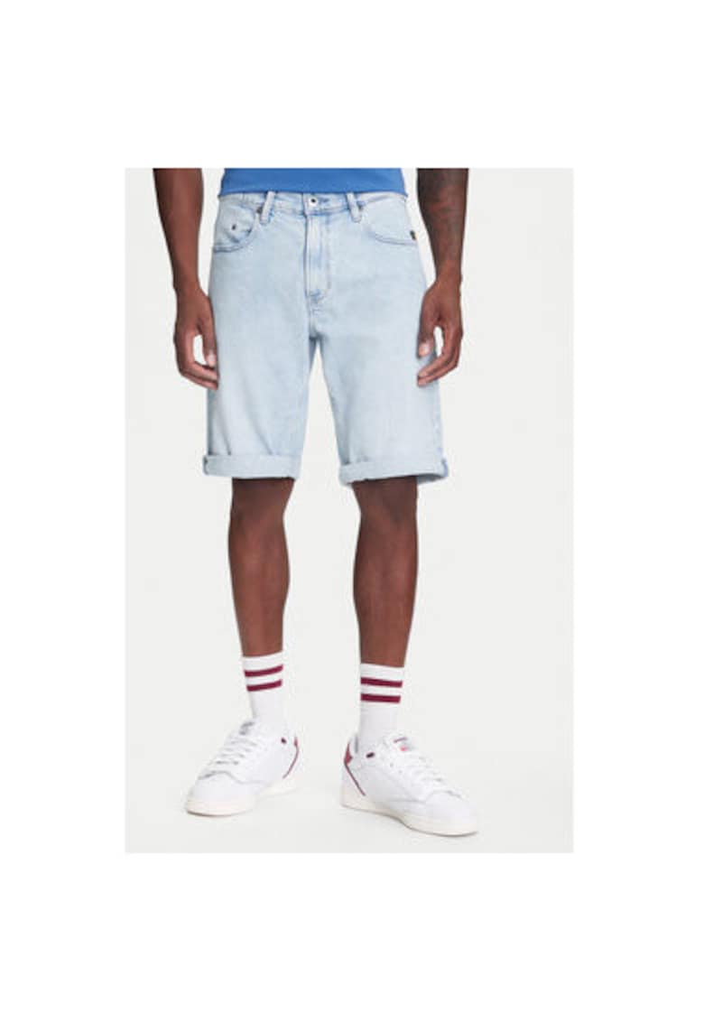 Pantaloni scurti din denim barbati G Star Raw - D24430-D549 - Bumbac/Elastan - Albastru