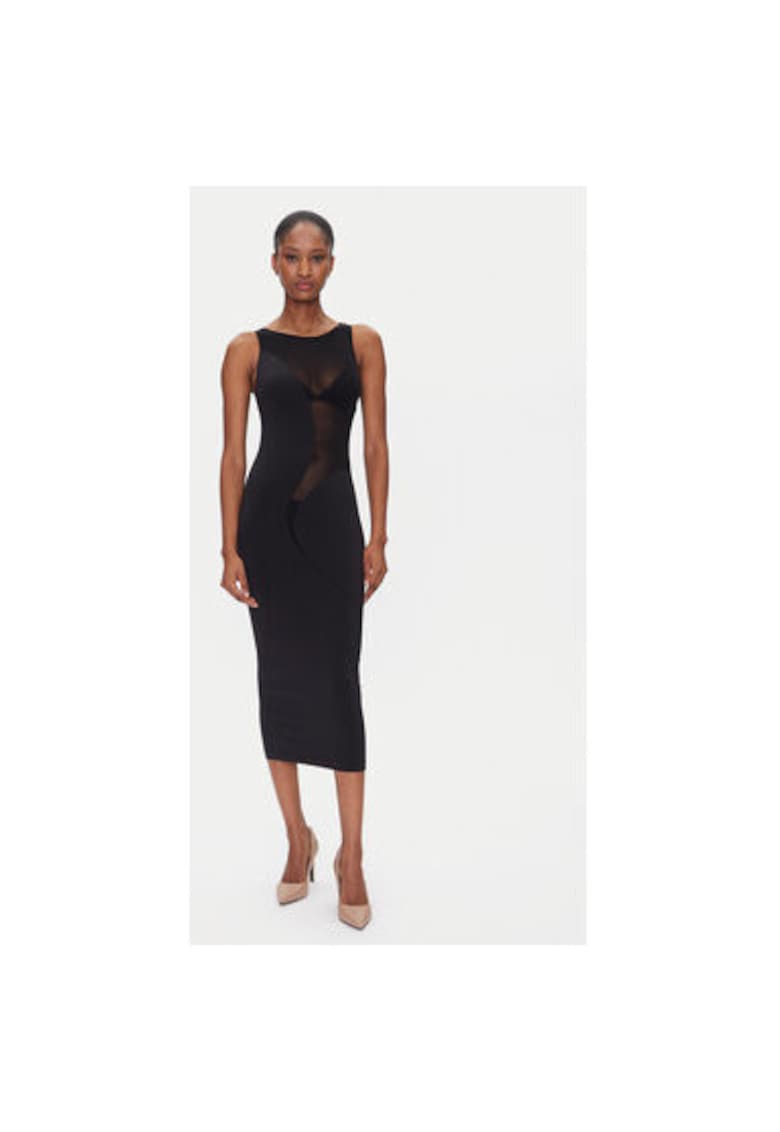Rochie dama 57176 - Poliamida/Elastan - Negru - Negru