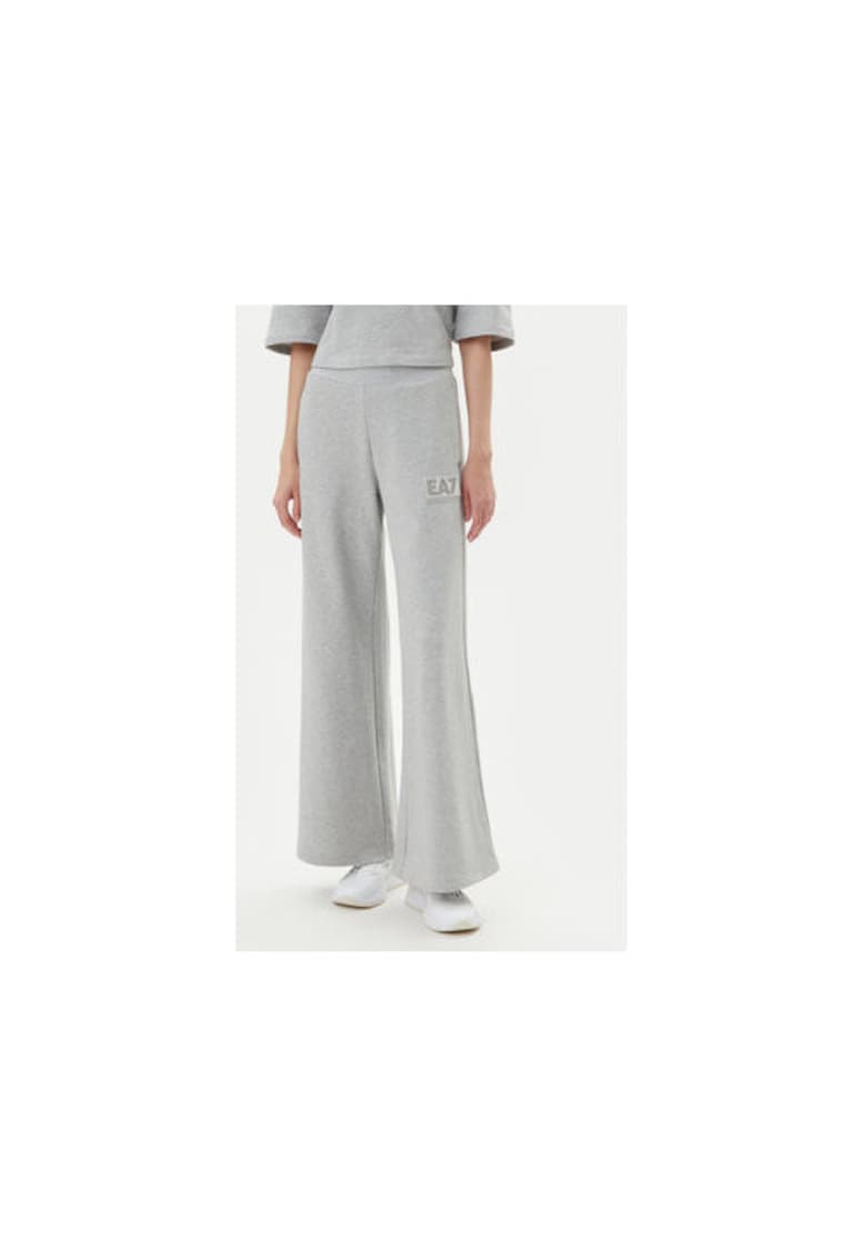 Pantaloni de trening dama Emporio Armani - 7W000179 AF12473 - Bumbac/Poliester - Gri