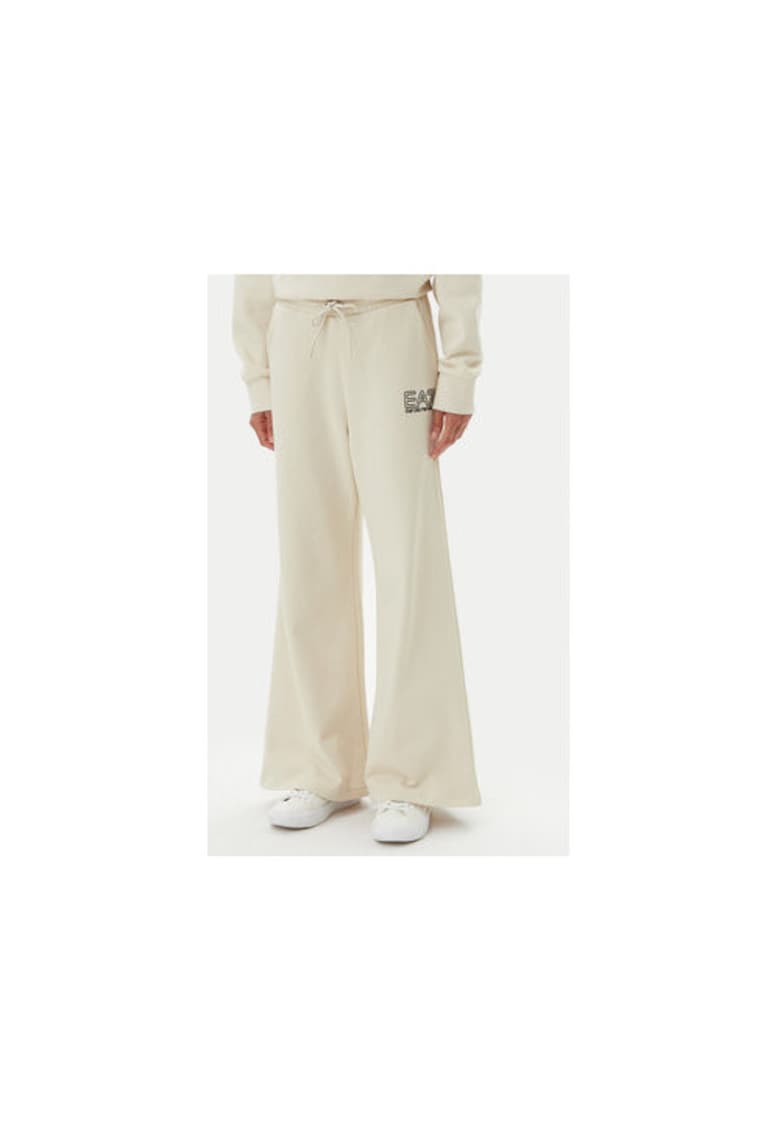 Pantaloni de trening dama Emporio Armani - 7W000106 AF12473 - Bumbac/Poliester - Bej