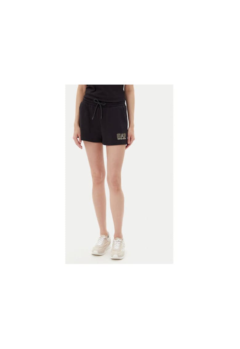 Pantaloni scurti sport dama  Emporio Armani - 7W000108 AF12473 - Bumbac/Poliester - Negru