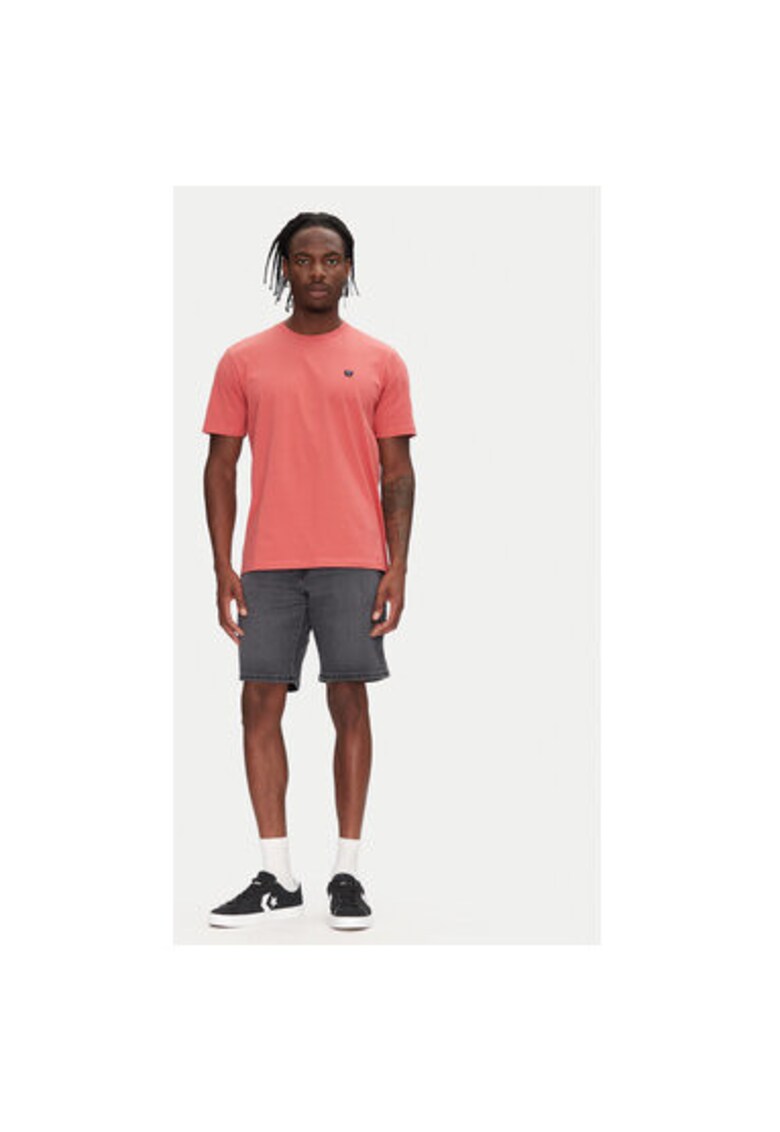 Tricou barbati 112362687 - Bumbac - Rosu - Rosu