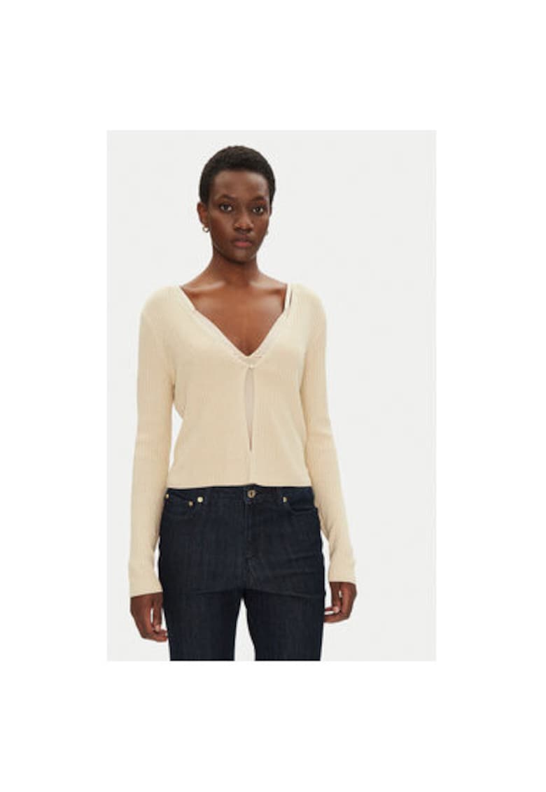 Bluza dama 241-MIRZI - Viscoza/Poliester - Auriu - Auriu