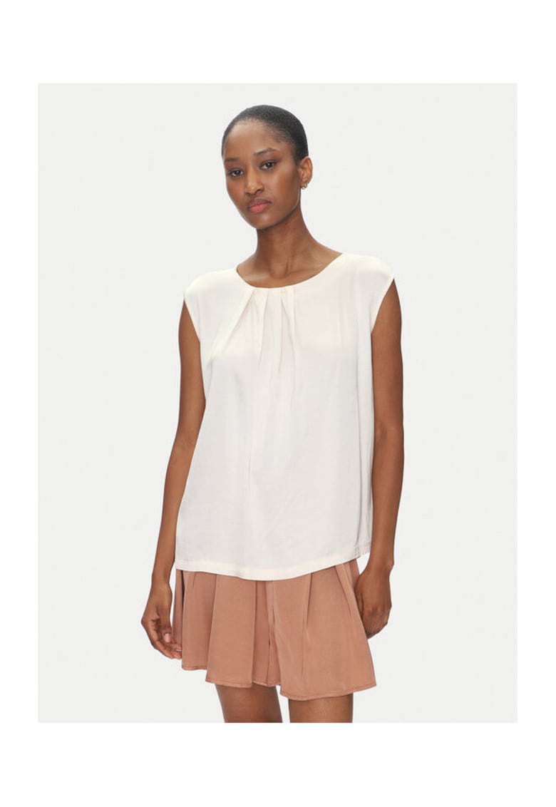 Bluza dama TD0763 - Viscoza - Ecru - Ecru