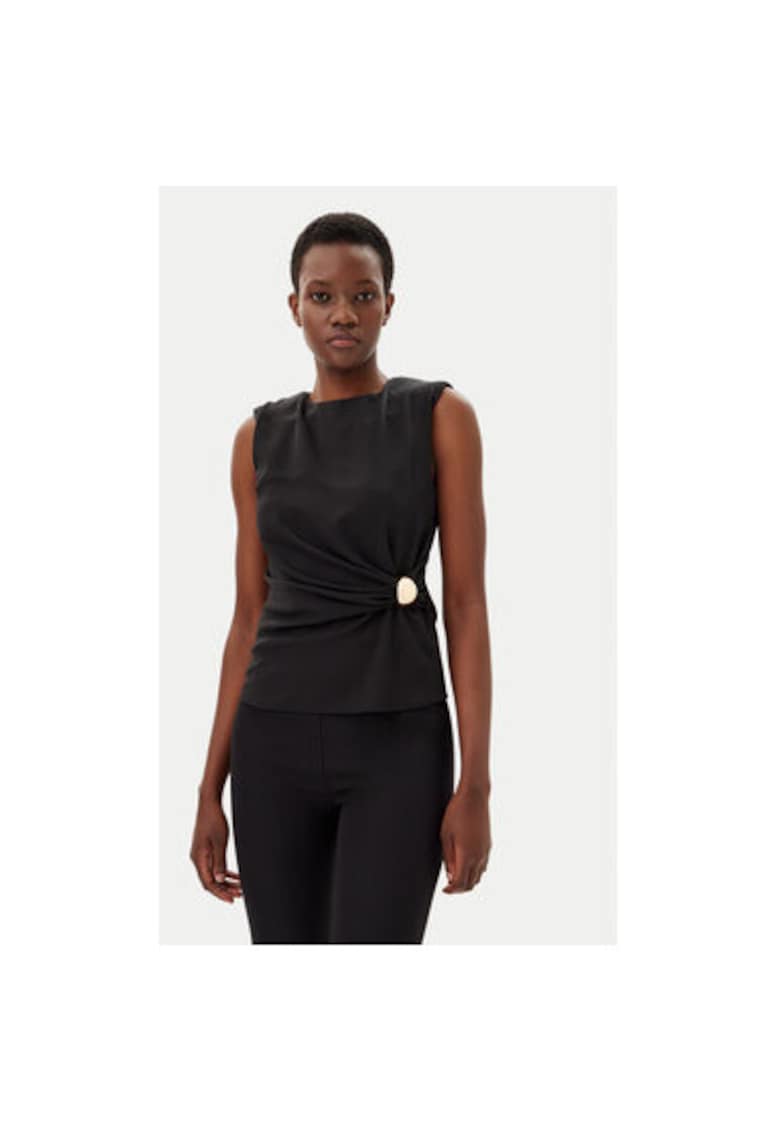 Bluza dama YM1004C - Poliester - Negru - Negru