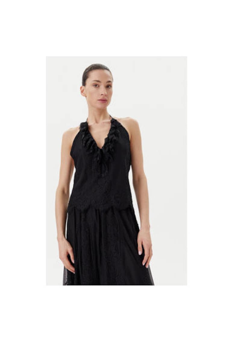 Top dama  5578204 - Nylon/Bumbac - 36 EU - Negru