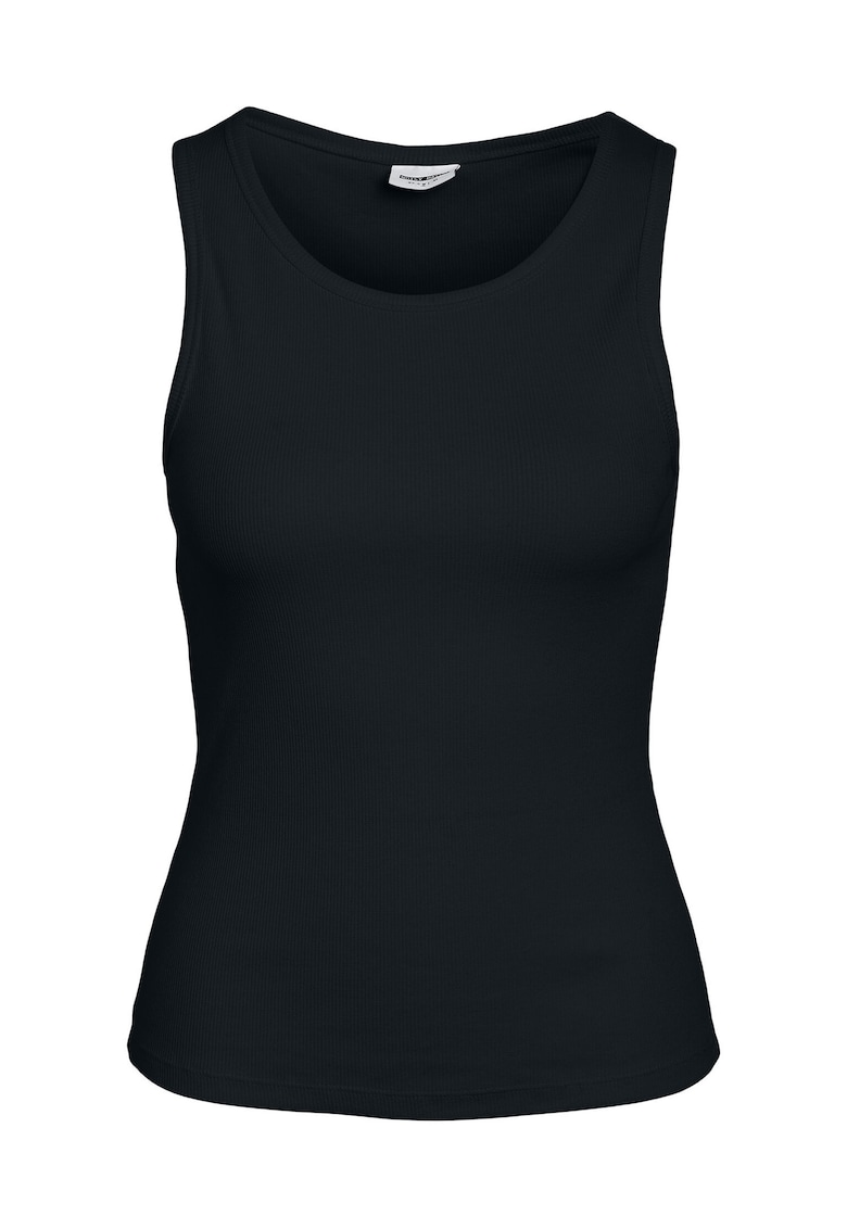 Top dama 27033135 - Bumbac - Negru - Negru