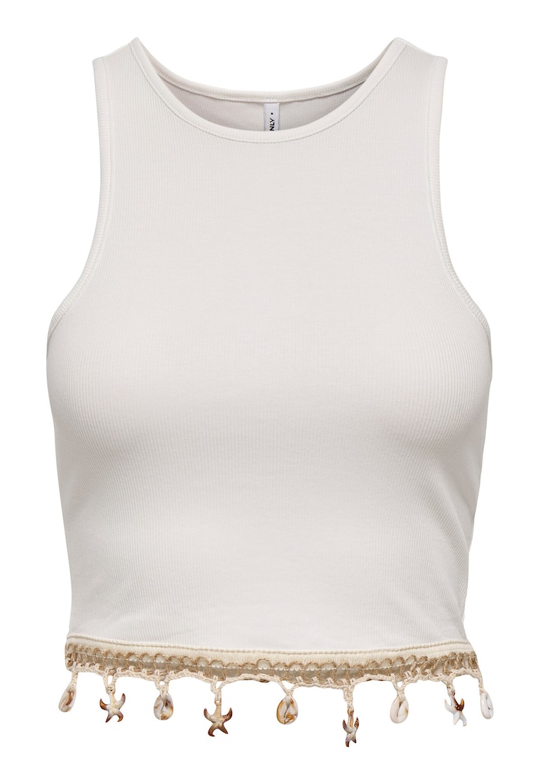 Top dama 15325019 - Bumbac organic - XL INTL - Alb