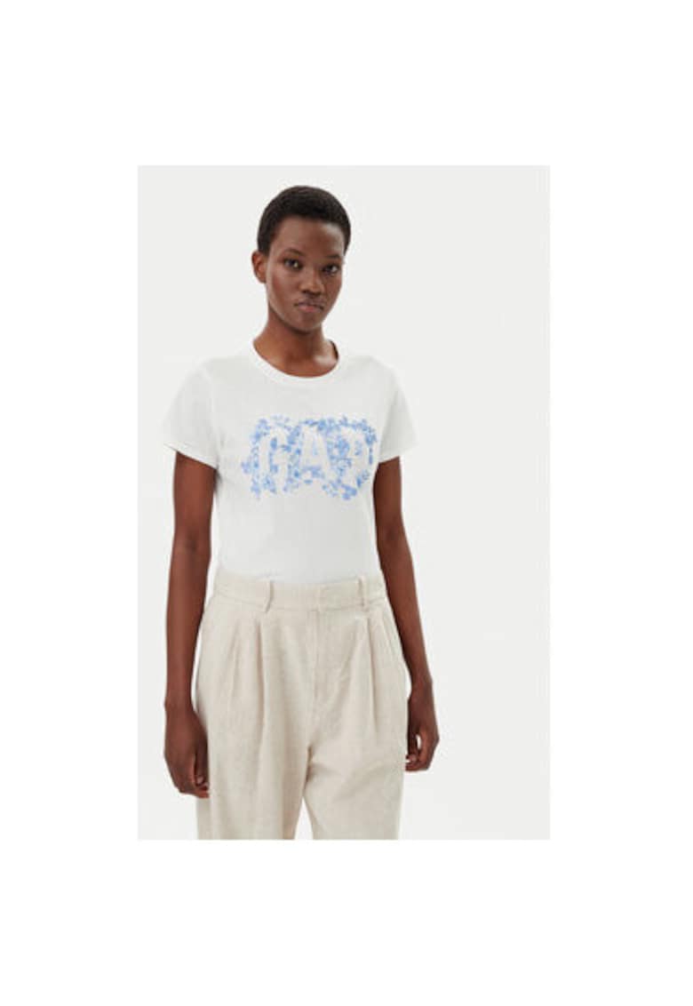 Tricou dama 729555-03 - Bumbac - Alb - Alb