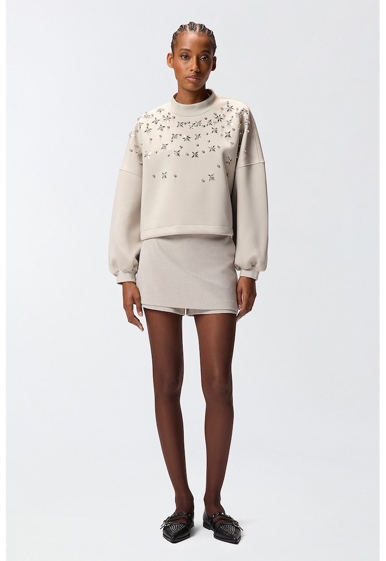 Bluza de trening decorata cu margele