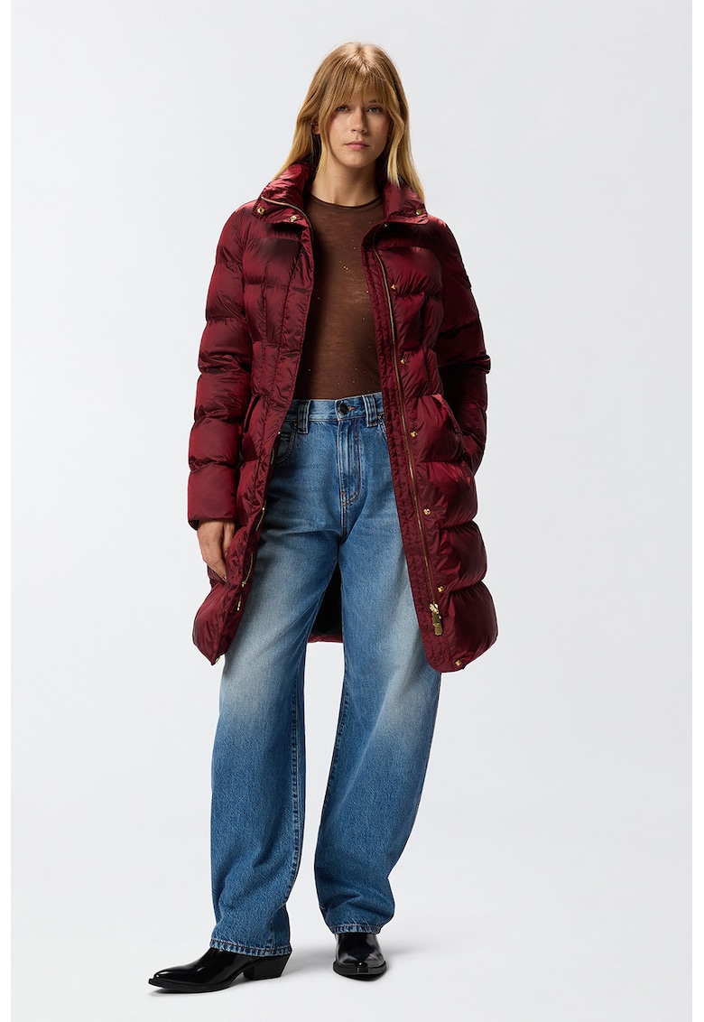 Geaca lunga cu vatelina