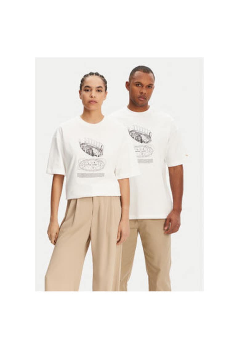 Tricou Unisex 630092 - Bumbac/Bumac reciclat - Alb - Alb