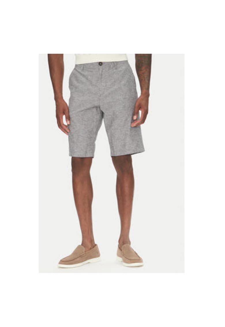 Pantaloni scurti barbati 1044712 - In/Bumbac - Albastru - Gri