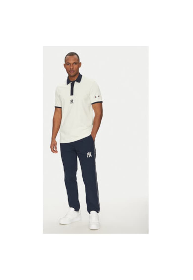 Tricou polo barbati 221044 - Bumbac - Alb