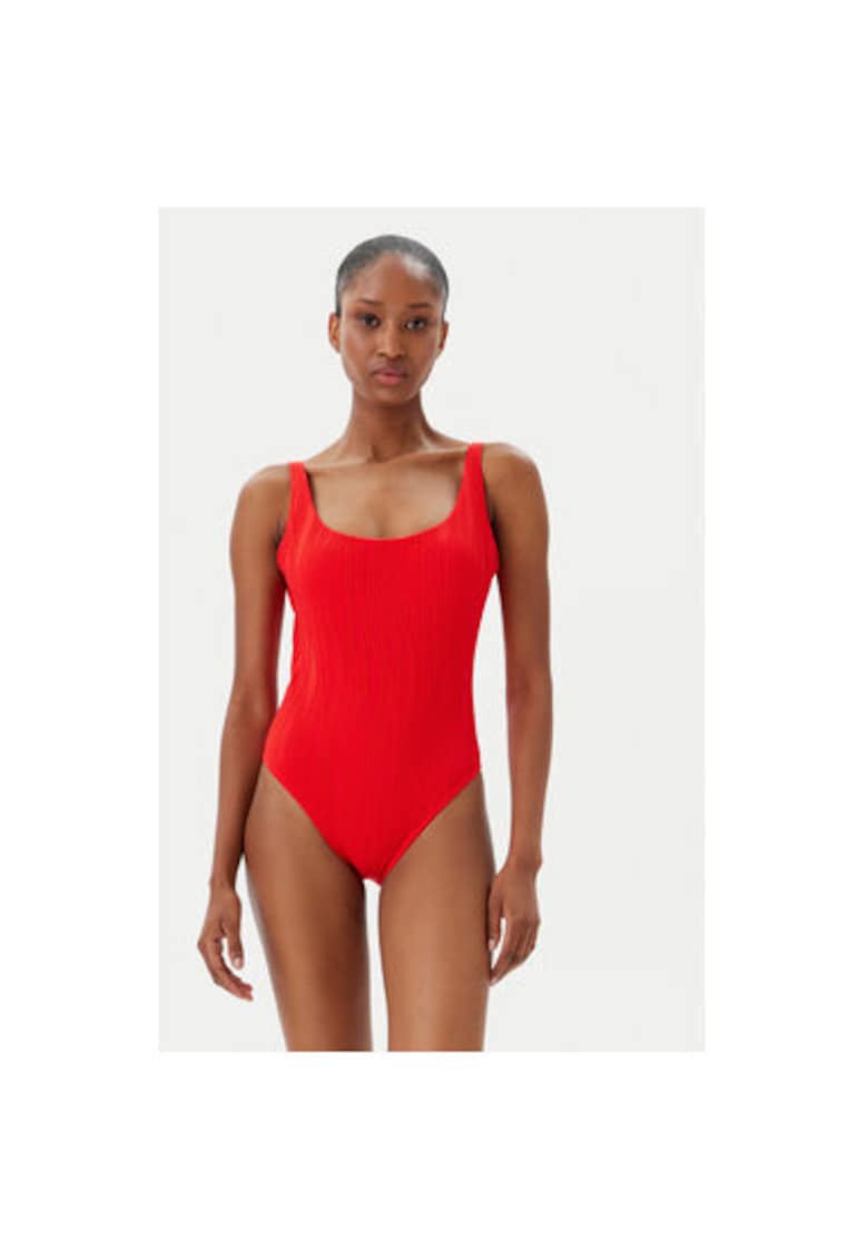 Costum de baie dama C12VU9 A39 - Poliamida/Elastan - Rosu