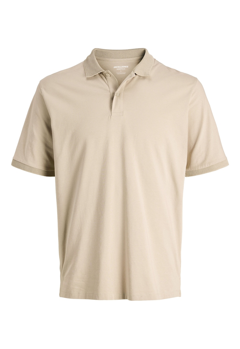 Tricou polo barbati Jack Jones - 12268227 - Bumbac - Bej