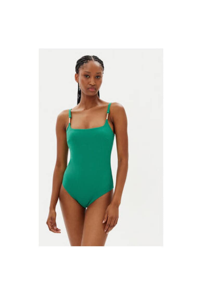 Costum de baie dama C16WR0 A06 - Poliamida/Elastan - Verde - Verde