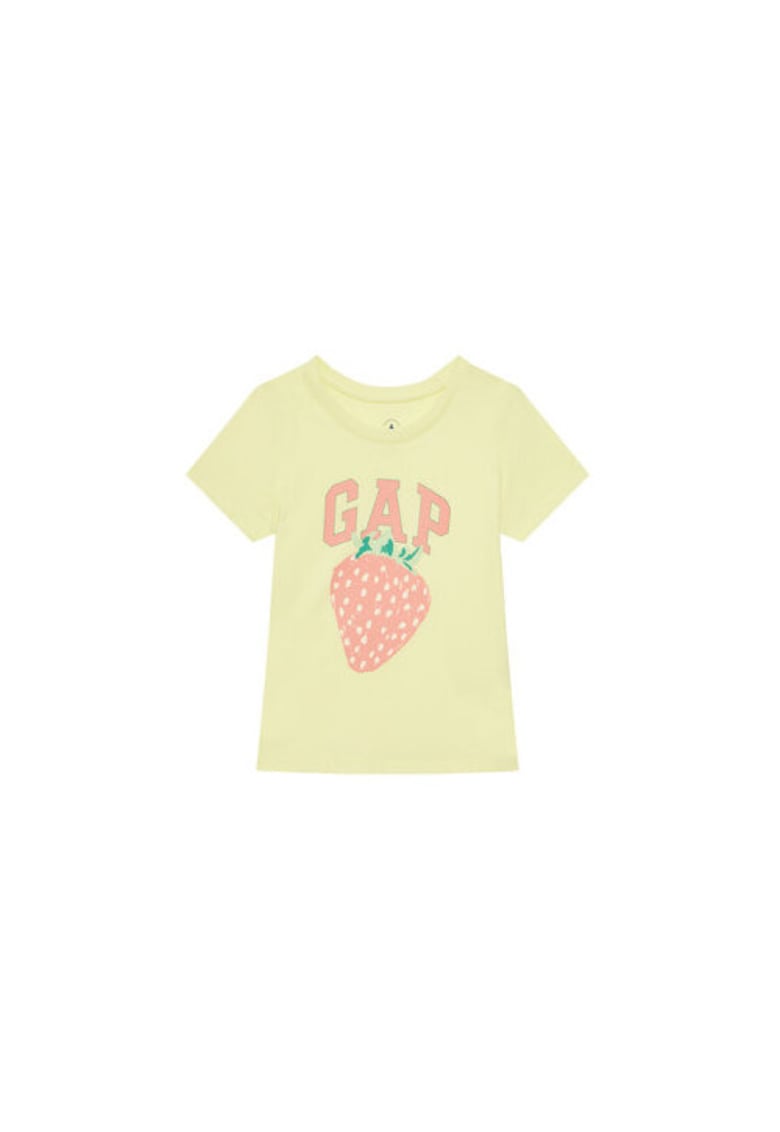 Tricou pentru fete 710285-03 - Bumbac - Galben - Galben
