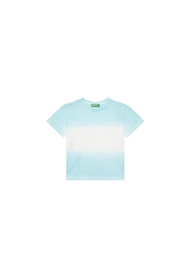 Tricou pentru baieti 3NPDG10J5 - Bumbac - Albastru - Albastru