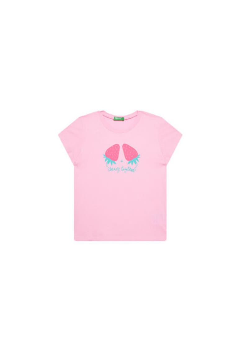 Tricou pentru fete 3JERG10J3 - Bumbac - Roz