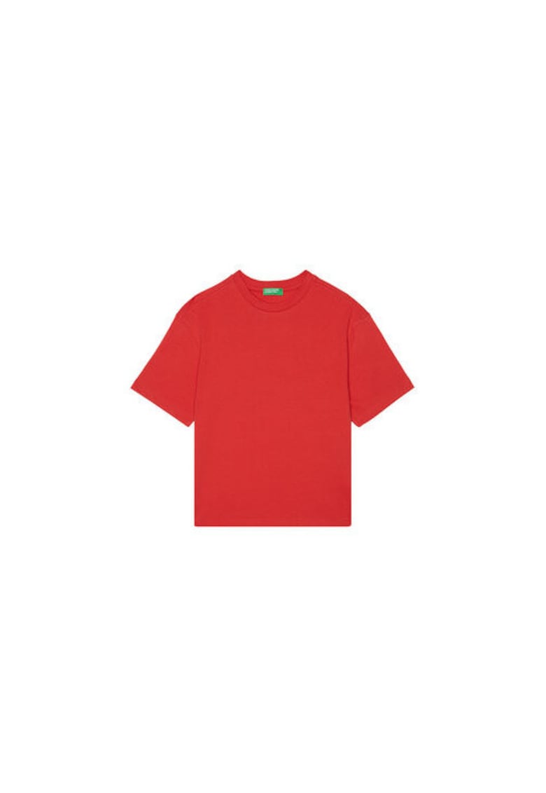 Tricou pentru baieti 3I1XC10O4 - Bumbac organic - 46797 - Rosu