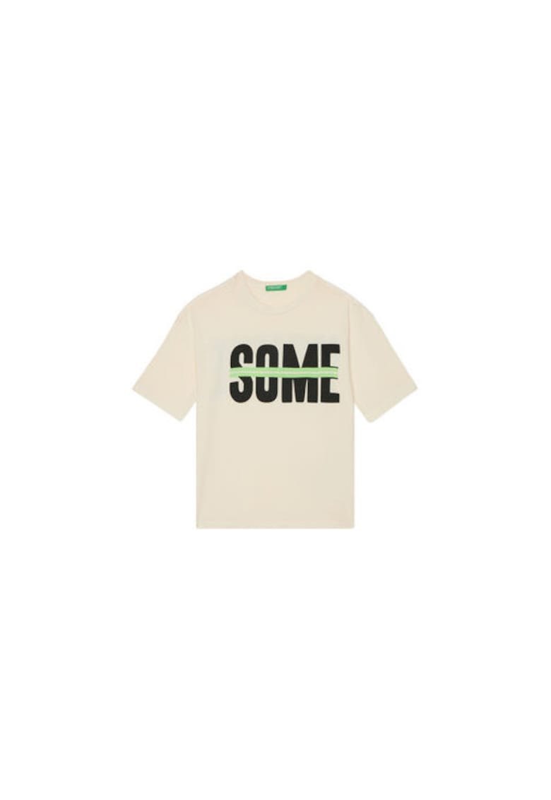 Tricou pentru baieti 3PCMC10N7 - Bumbac - Ecru - Ecru