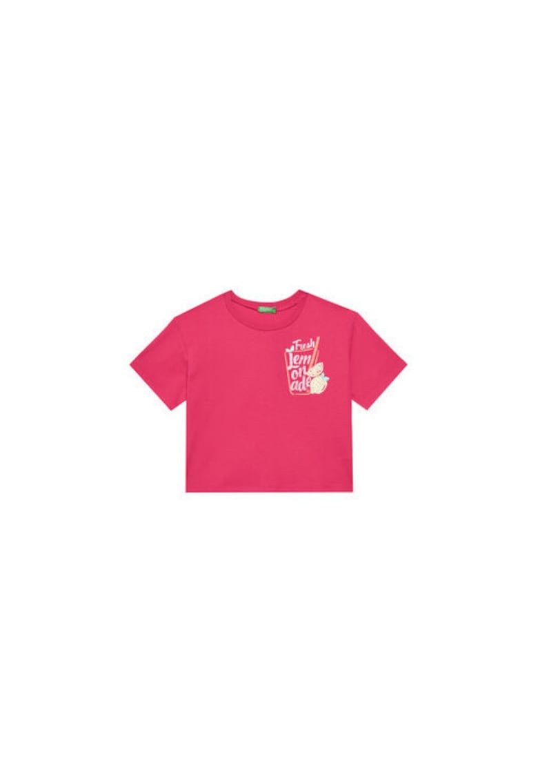 Tricou pentru fete 35RYC10OZ - Bumbac organic - Roz - Roz