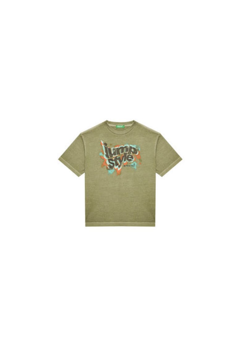 Tricou pentru baieti 3PCMC10N7 - Bumbac - Verde - Verde