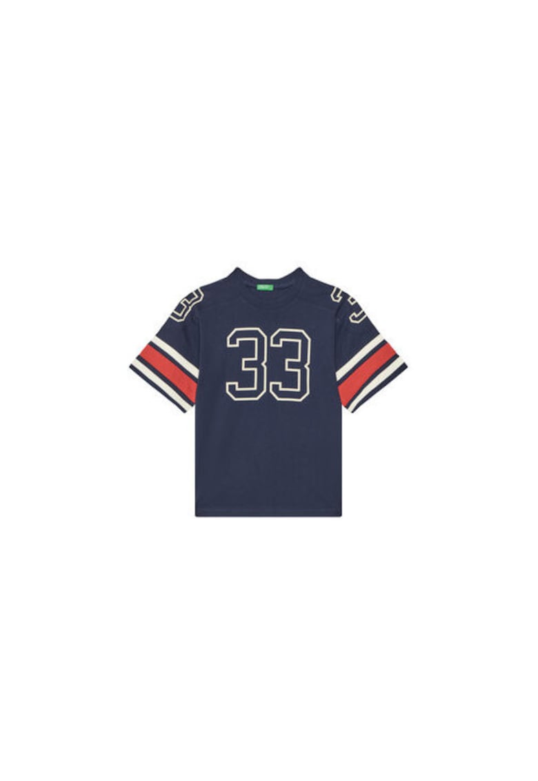 Tricou pentru baieti 3MI5C10OA - Bumbac organic - Bleumarin - Bleumarin