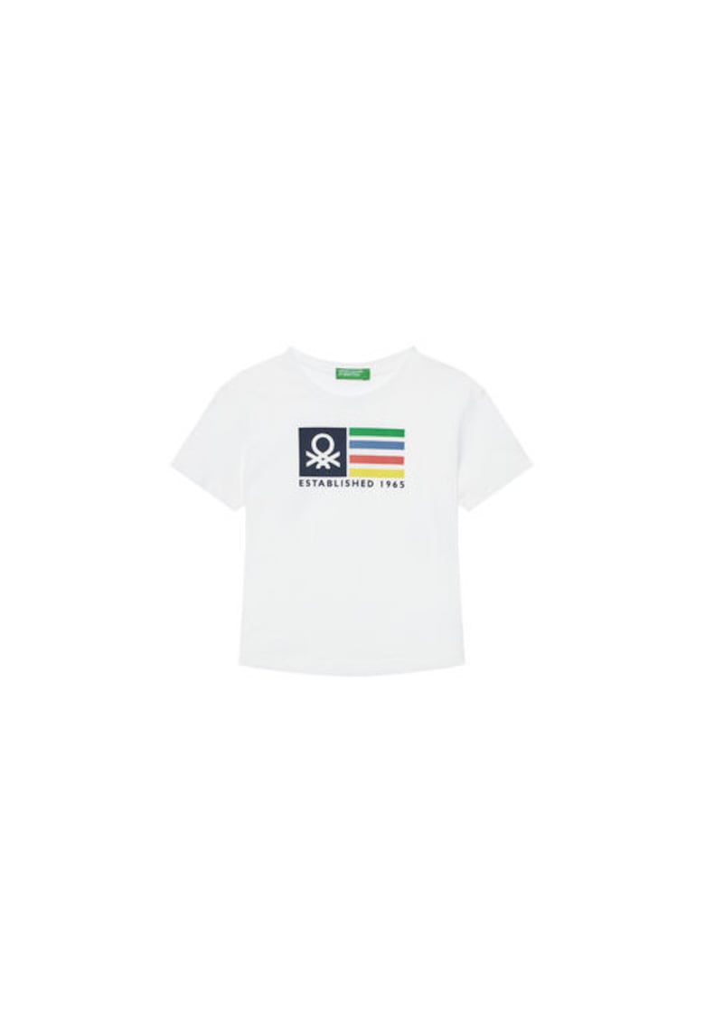 Tricou pentru baieti 3I1XG10HT - Bumbac organic - Alb - Alb