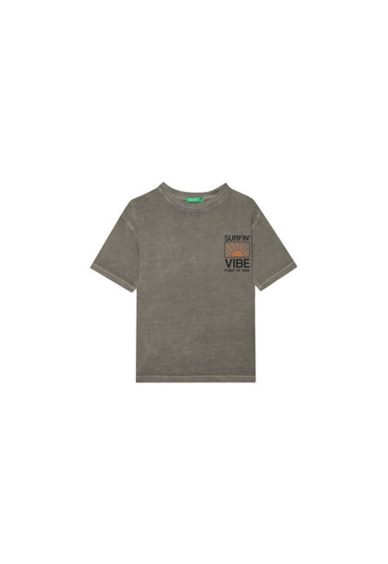 Tricou pentru baieti 3PCMC10N7 - Bumbac - Gri - Gri
