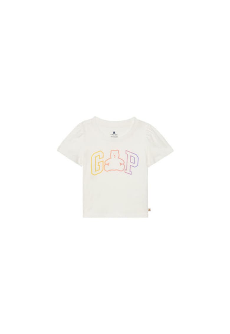 Tricou pentru fete 736117-01 - Bumbac organic - Alb - Alb