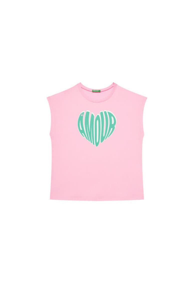Tricou pentru fete 3JERC10PB - Bumbac - Roz - Roz