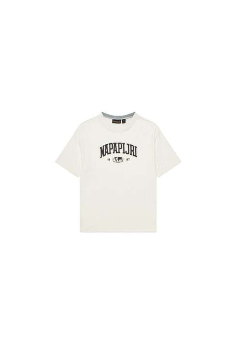 Tricou pentru baieti NP0A891F2061 - Bumbac - Ecru - Ecru