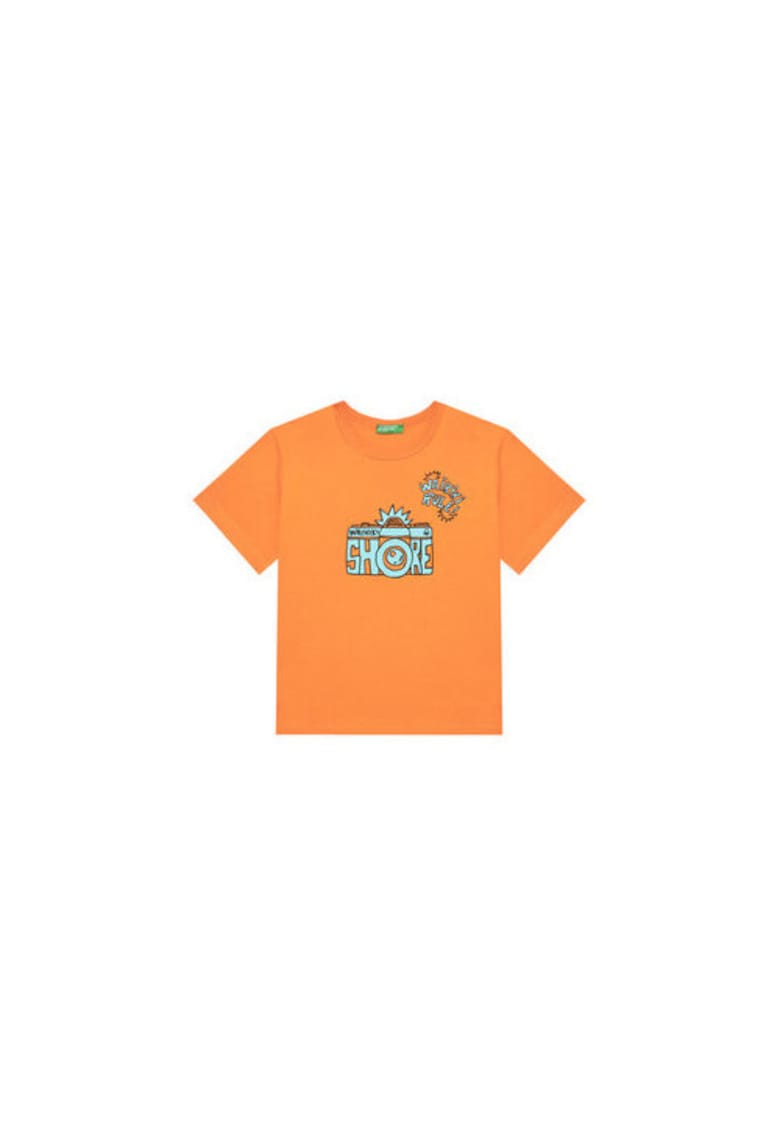 Tricou pentru baieti 3JERG10JQ - Bumbac - Portocaliu - Portocaliu