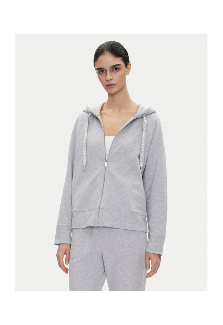 Hanorc dama DP5J9510 - Bumbac - Gri - Gri