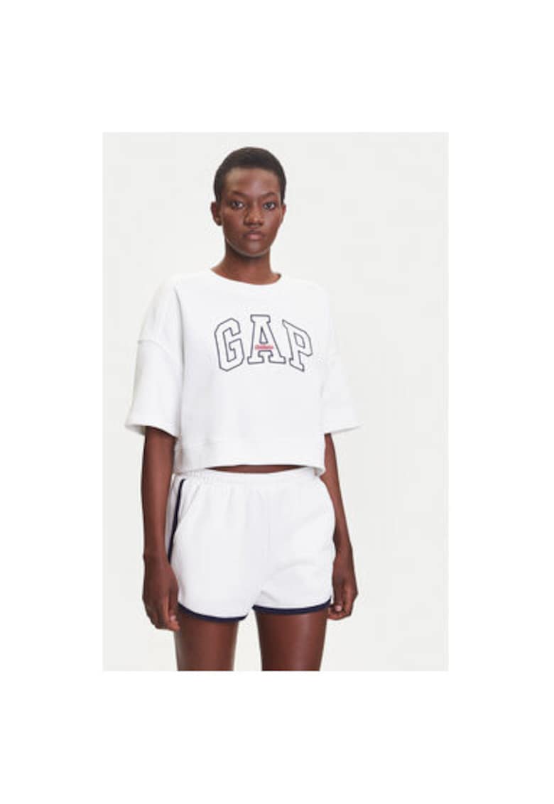 Hanorc dama 778442-02 - Bumbac /Poliester reciclat - 2XS INTL - Alb